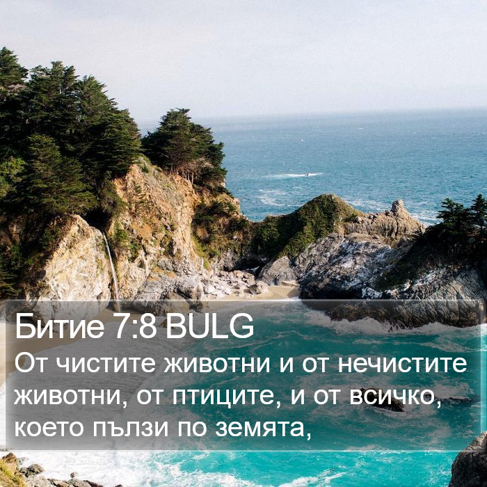 Битие 7:8 BULG Bible Study