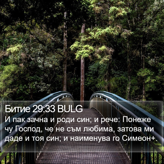 Битие 29:33 BULG Bible Study