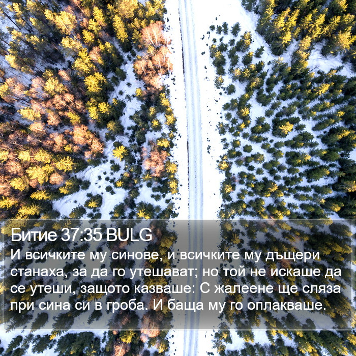 Битие 37:35 BULG Bible Study