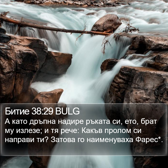 Битие 38:29 BULG Bible Study