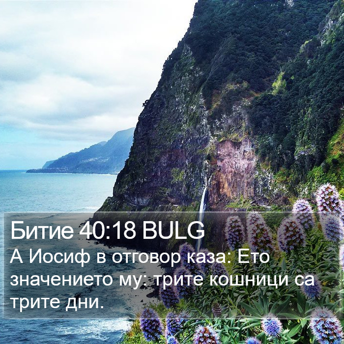 Битие 40:18 BULG Bible Study