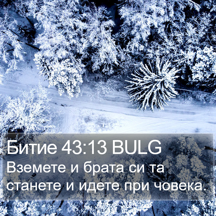 Битие 43:13 BULG Bible Study