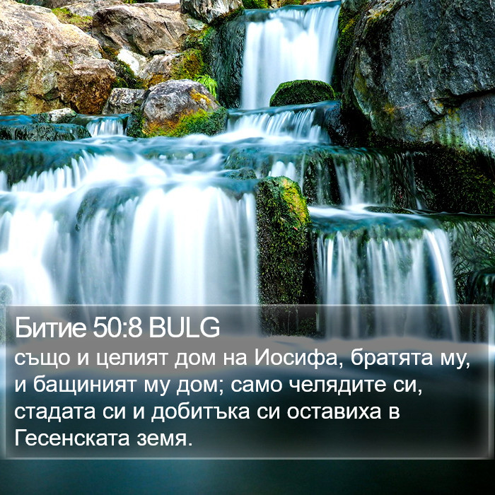 Битие 50:8 BULG Bible Study