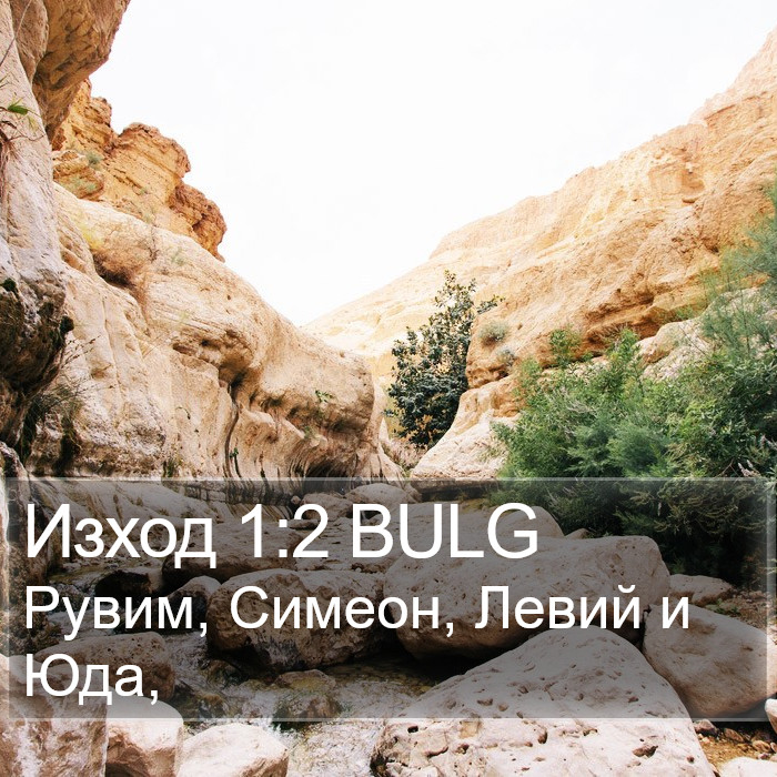 Изход 1:2 BULG Bible Study