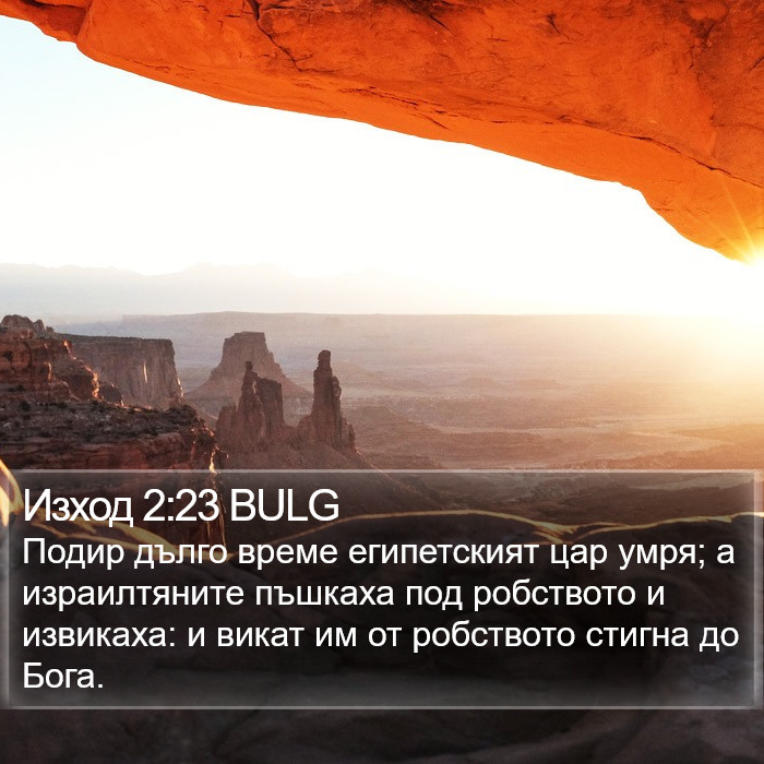 Изход 2:23 BULG Bible Study