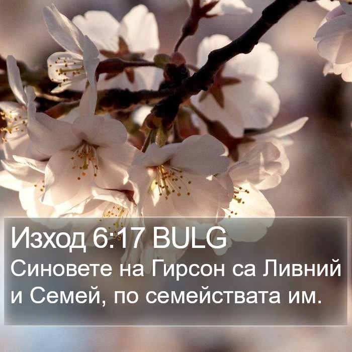 Изход 6:17 BULG Bible Study