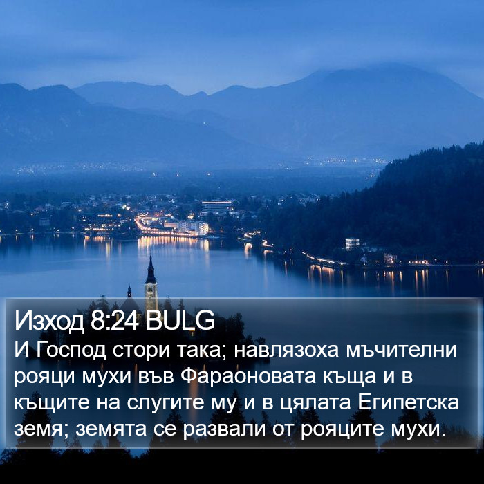 Изход 8:24 BULG Bible Study