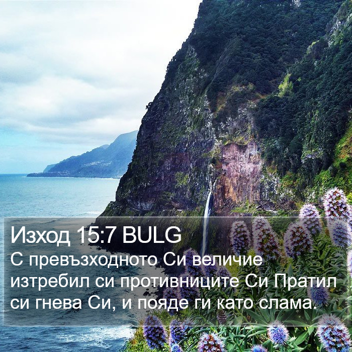 Изход 15:7 BULG Bible Study