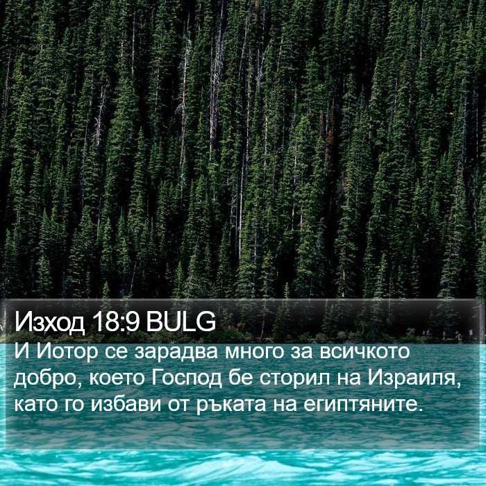 Изход 18:9 BULG Bible Study