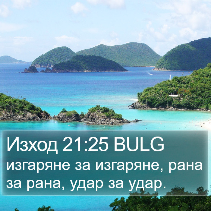 Изход 21:25 BULG Bible Study