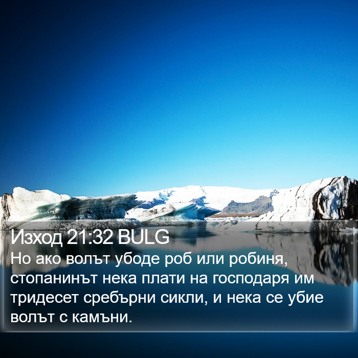 Изход 21:32 BULG Bible Study