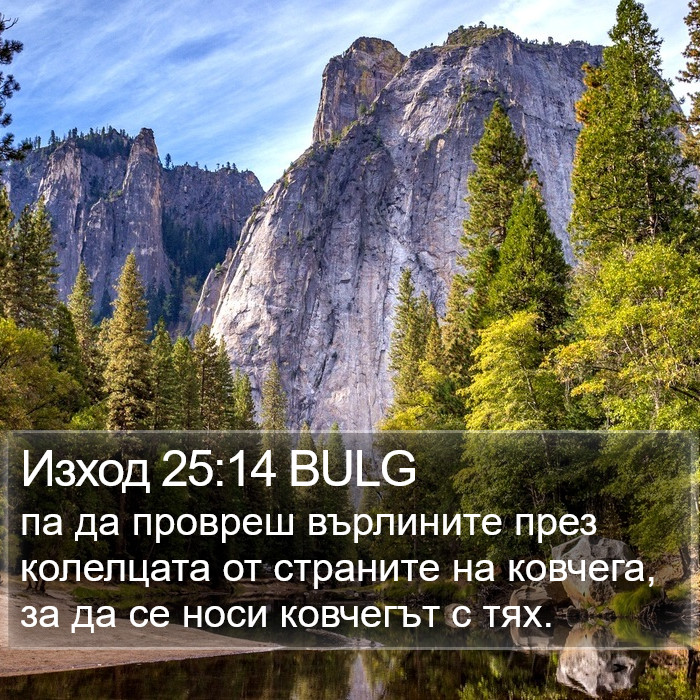 Изход 25:14 BULG Bible Study
