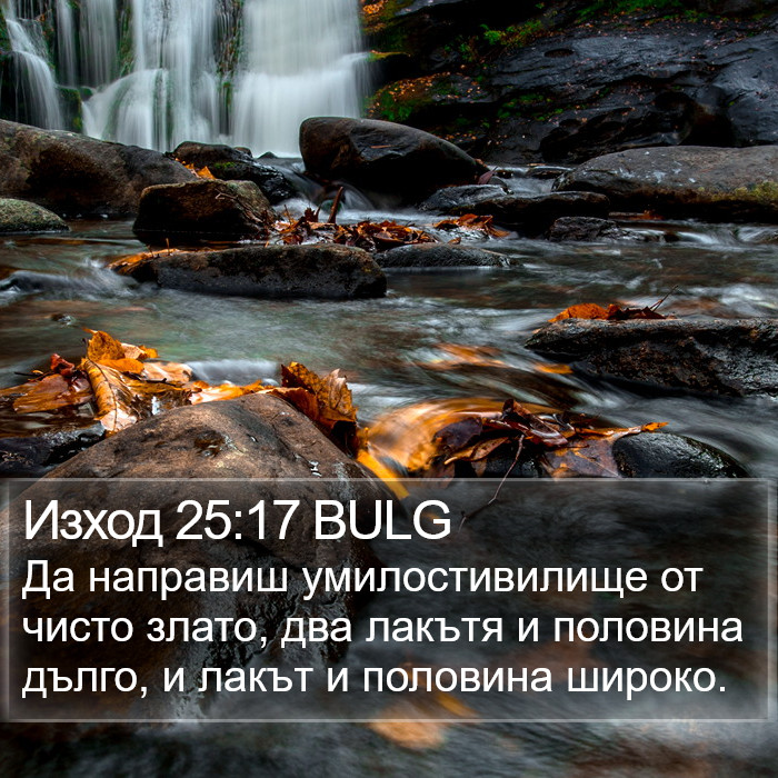 Изход 25:17 BULG Bible Study