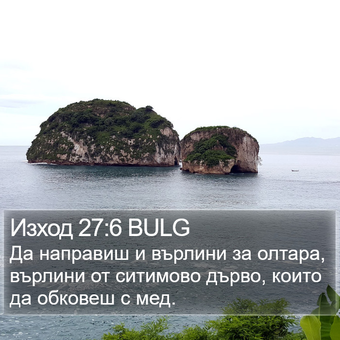 Изход 27:6 BULG Bible Study