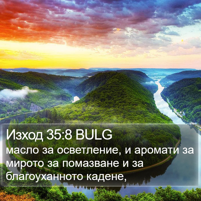 Изход 35:8 BULG Bible Study