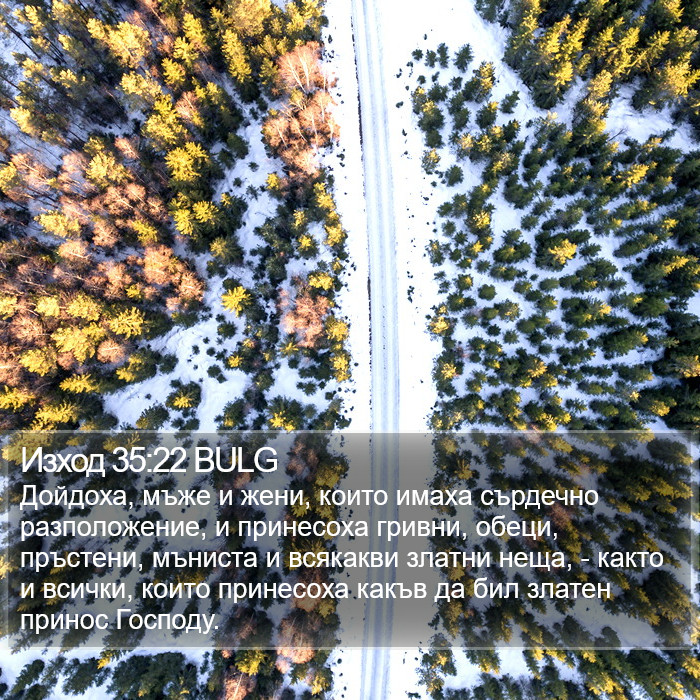 Изход 35:22 BULG Bible Study