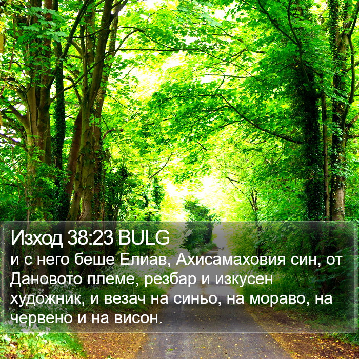 Изход 38:23 BULG Bible Study