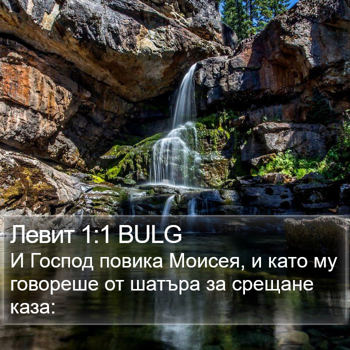 Левит 1:1 BULG Bible Study