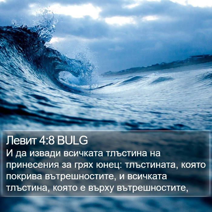 Левит 4:8 BULG Bible Study