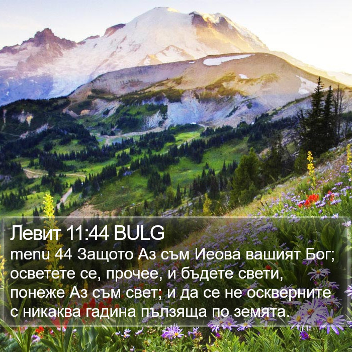 Левит 11:44 BULG Bible Study