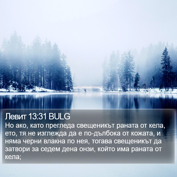 Левит 13:31 BULG Bible Study