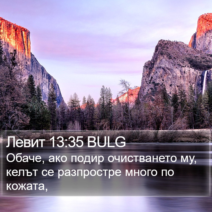 Левит 13:35 BULG Bible Study