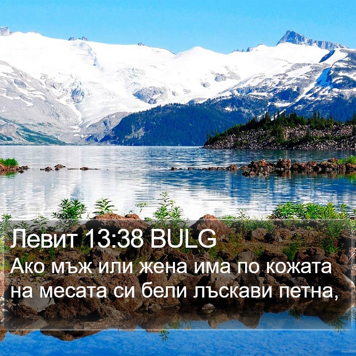 Левит 13:38 BULG Bible Study