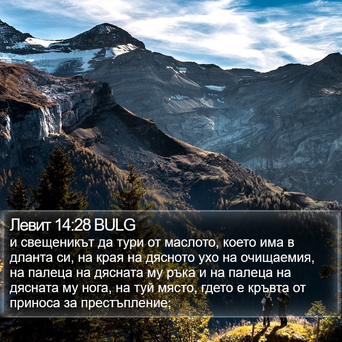 Левит 14:28 BULG Bible Study