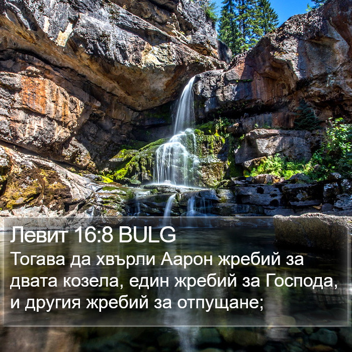 Левит 16:8 BULG Bible Study