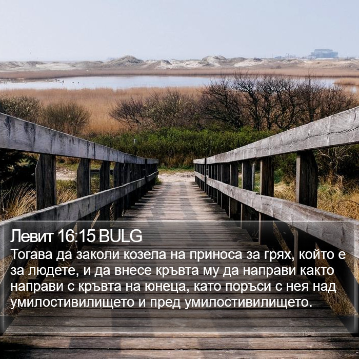 Левит 16:15 BULG Bible Study