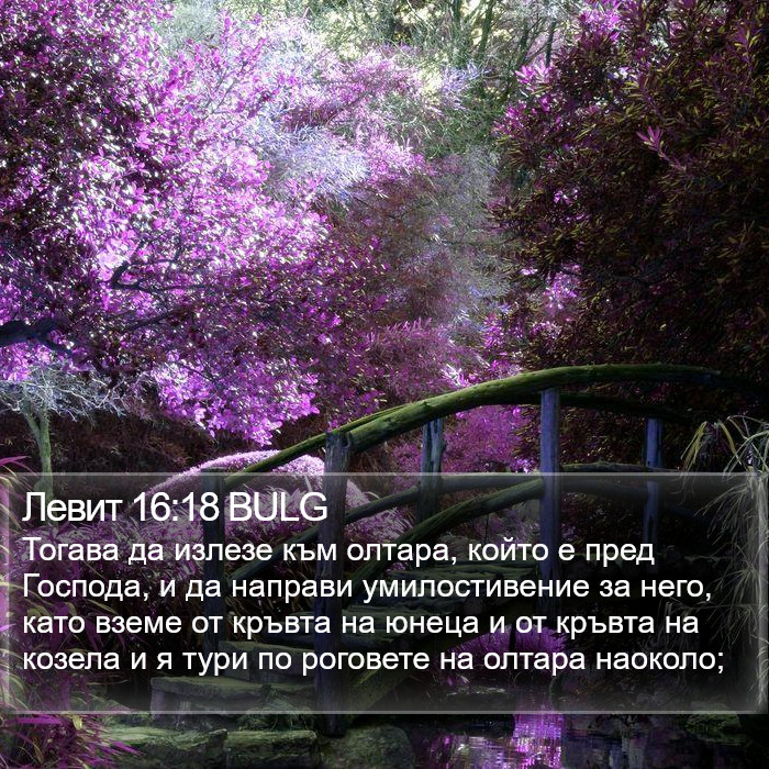 Левит 16:18 BULG Bible Study