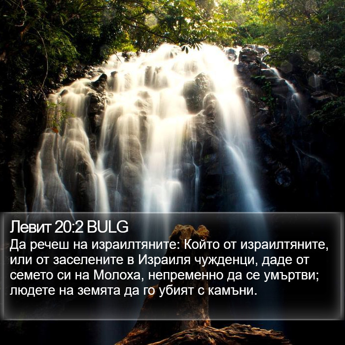 Левит 20:2 BULG Bible Study