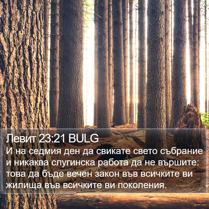 Левит 23:21 BULG Bible Study