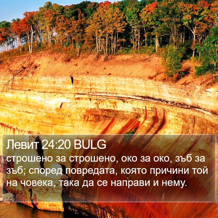 Левит 24:20 BULG Bible Study