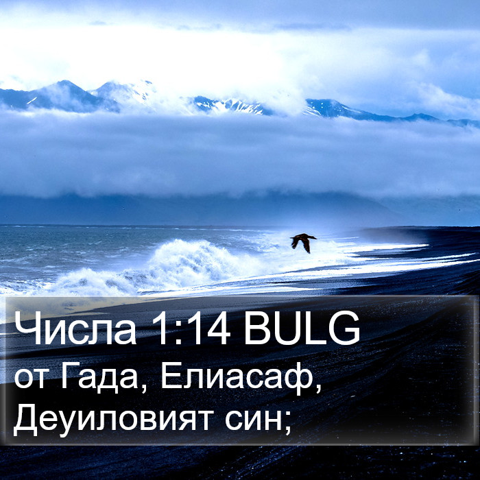 Числа 1:14 BULG Bible Study