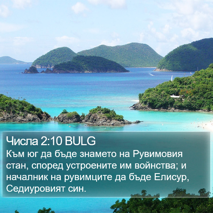 Числа 2:10 BULG Bible Study
