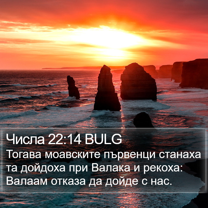 Числа 22:14 BULG Bible Study