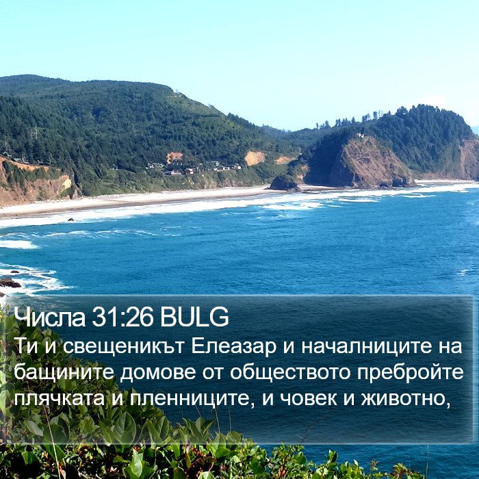 Числа 31:26 BULG Bible Study