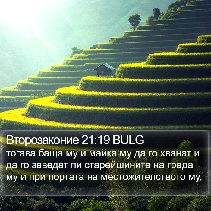 Второзаконие 21:19 BULG Bible Study