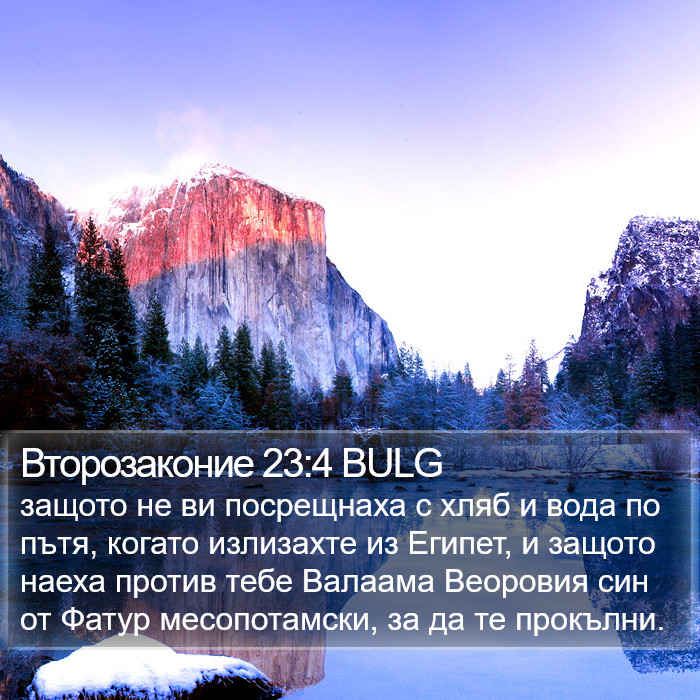 Второзаконие 23:4 BULG Bible Study