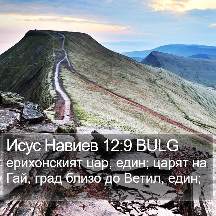 Исус Навиев 12:9 BULG Bible Study