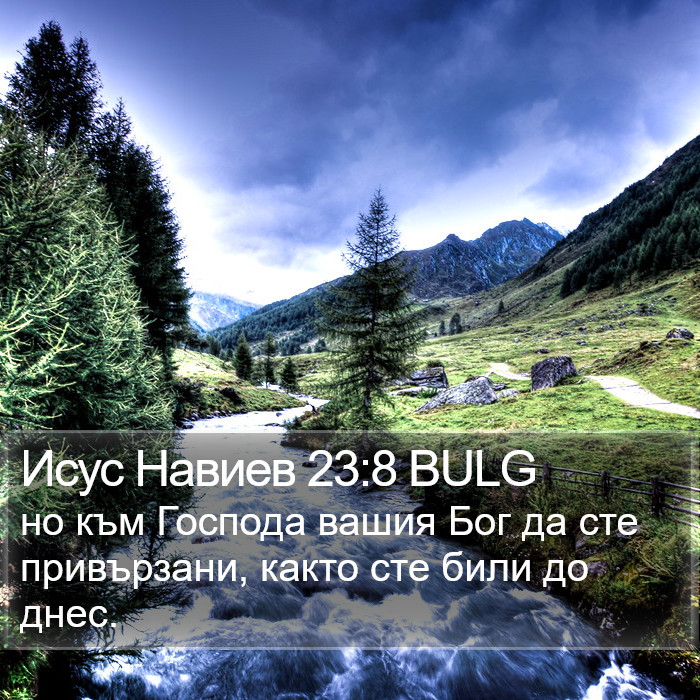 Исус Навиев 23:8 BULG Bible Study