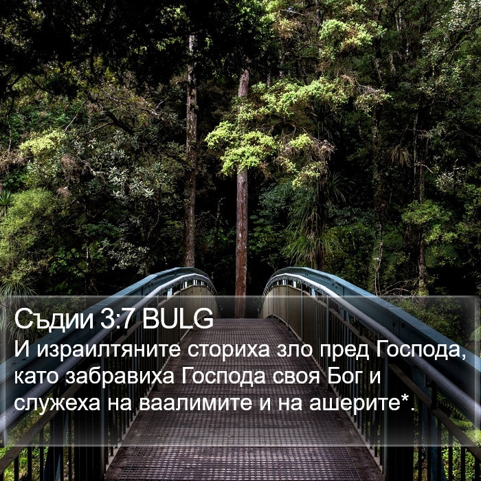 Съдии 3:7 BULG Bible Study