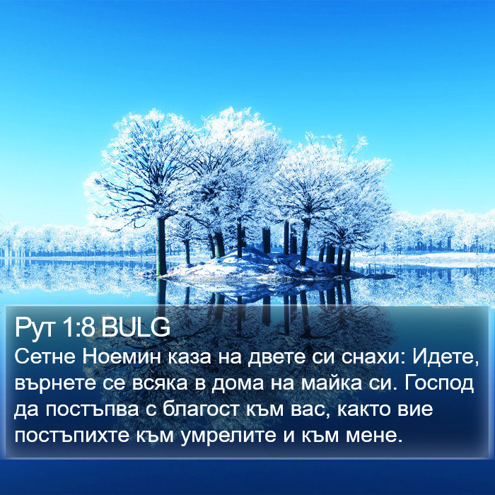 Рут 1:8 BULG Bible Study