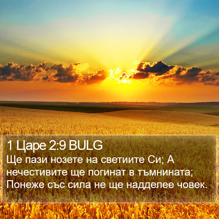 1 Царе 2:9 BULG Bible Study