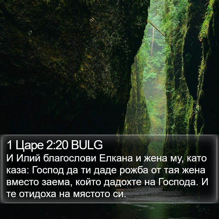 1 Царе 2:20 BULG Bible Study