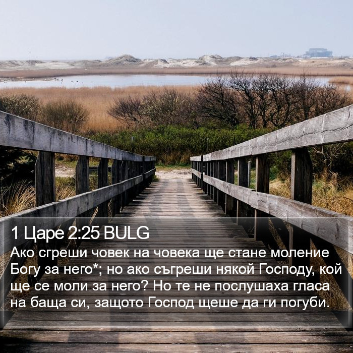 1 Царе 2:25 BULG Bible Study