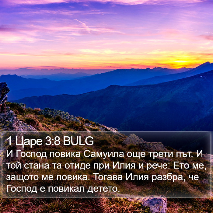 1 Царе 3:8 BULG Bible Study