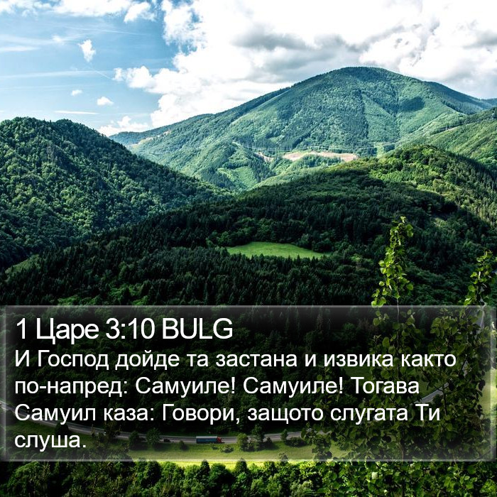 1 Царе 3:10 BULG Bible Study