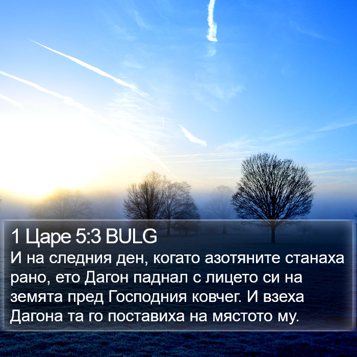 1 Царе 5:3 BULG Bible Study